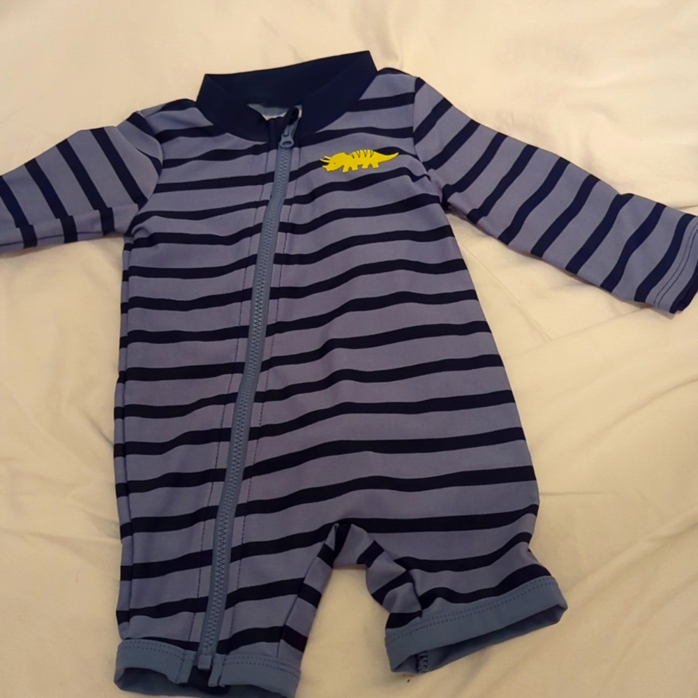 Carter's swim suit baby boy blue 3 - 6 months